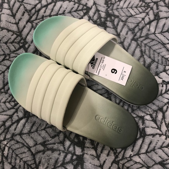 ombre adidas slides